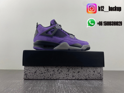 Air Jordan 4 Retro Travis Scott Purple 766296-LN4 - Image 7