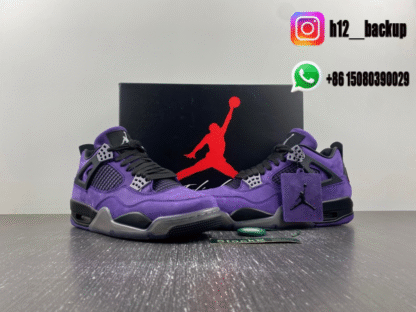 Air Jordan 4 Retro Travis Scott Purple 766296-LN4