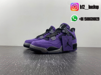 Air Jordan 4 Retro Travis Scott Purple 766296-LN4 - Image 2