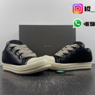 Jumbo Laced Padded Low Black White RU02C7893 LLPW2
