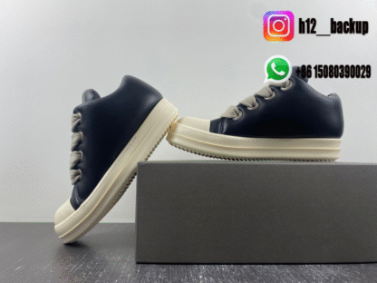 Jumbo Laced Padded Low Black White RU02C7893 LLPW2 - Image 4