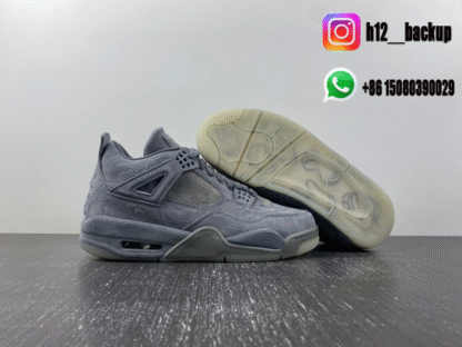 KAWS x Air Jordan 4 “Cool Grey” 930155-003 - Image 4