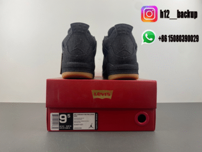 Levi's x Air Jordan 4 Retro A02571-001 - Image 8