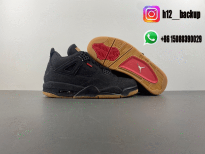 Levi's x Air Jordan 4 Retro A02571-001 - Image 4