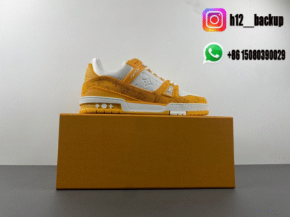Louis Vuitton Trainer yellow white LV2025-ID11 - Image 7