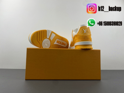 Louis Vuitton Trainer yellow white LV2025-ID11 - Image 6