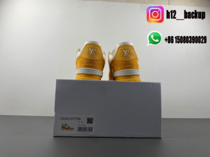 Louis Vuitton Trainer yellow white LV2025-ID11 - Image 5