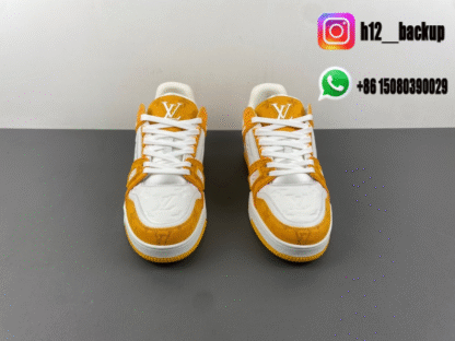 Louis Vuitton Trainer yellow white LV2025-ID11 - Image 4