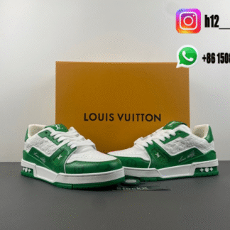 Louis Vuitton Trainer White Green LV2025-ID12