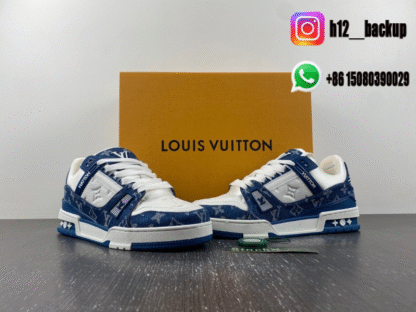 Louis Vuitton Trainer Bleu White LV2025-ID13