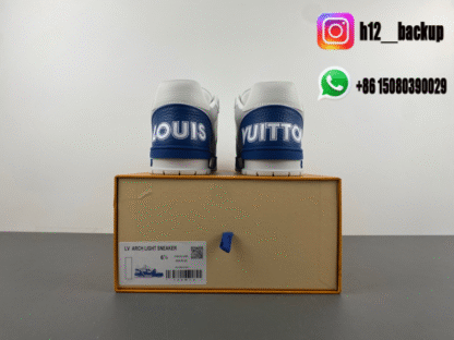 Louis Vuitton Trainer Blue White LV2025-ID15 - Image 7