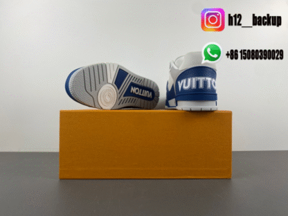 Louis Vuitton Trainer Blue White LV2025-ID15 - Image 5