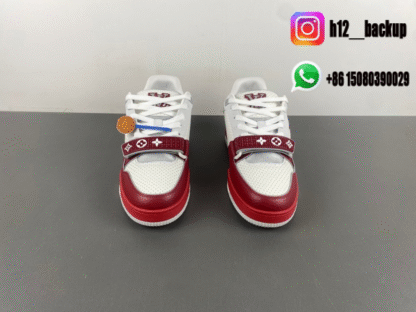 Louis Vuitton Trainer Red White LV2025-ID17 - Image 3