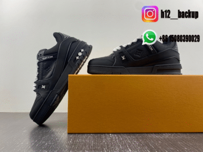 Louis Vuitton Trainer All Black LV2025-ID18 - Image 7