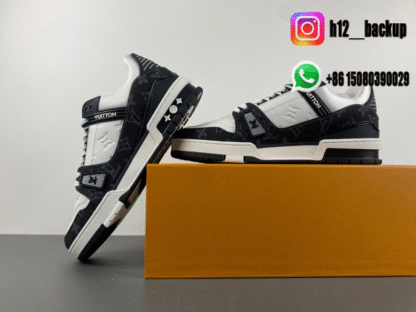 Louis Vuitton Trainer Black White LV2025-ID7 - Image 6