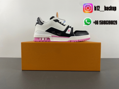 Louis Vuitton Trainer Black Pink LV2025-ID8 - Image 5