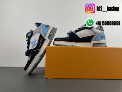 Louis Vuitton Trainer Black Blue LV2025-ID9 - Image 7