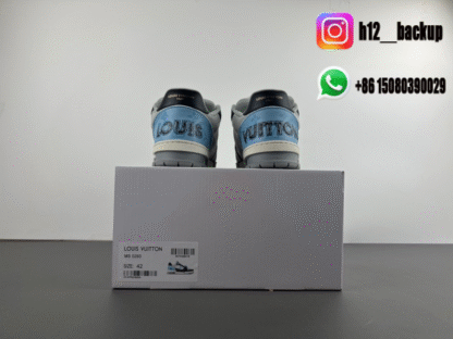 Louis Vuitton Trainer Black Blue LV2025-ID9 - Image 6