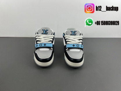 Louis Vuitton Trainer Black Blue LV2025-ID9 - Image 3