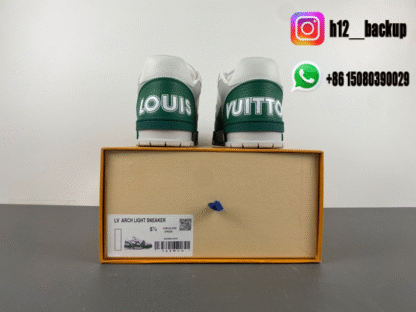 Louis Vuitton Trainer Green White LV2025-ID1 - Image 8