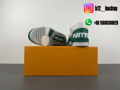 Louis Vuitton Trainer Green White LV2025-ID1 - Image 6