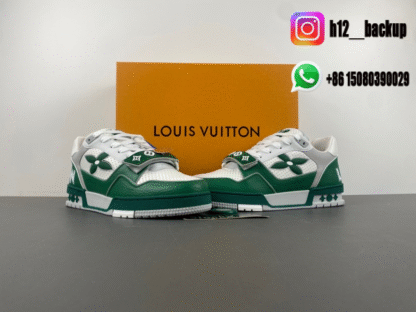 Louis Vuitton Trainer Green White LV2025-ID1