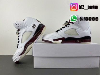 Maniére x Air Jordan 5 Retro OG AM IB1528-100 - Image 5