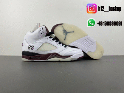 Maniére x Air Jordan 5 Retro OG AM IB1528-100 - Image 4