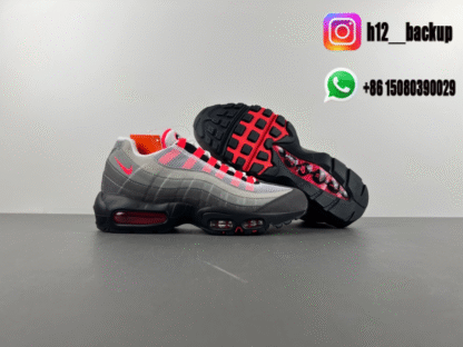 Nike Air Max 95 OG "White/Solar Red" AT2865-100 - Image 7
