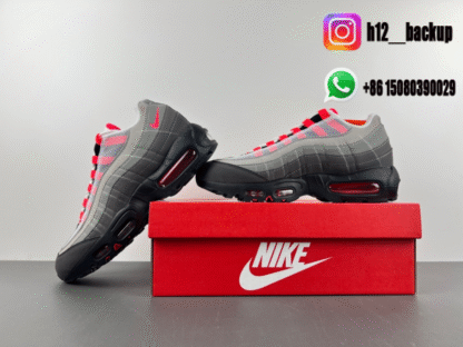 Nike Air Max 95 OG "White/Solar Red" AT2865-100 - Image 4