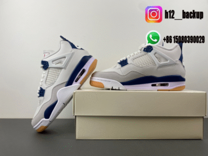 Nike SB x Air Jordan 4 “Navy” DR5415-100 - Image 4