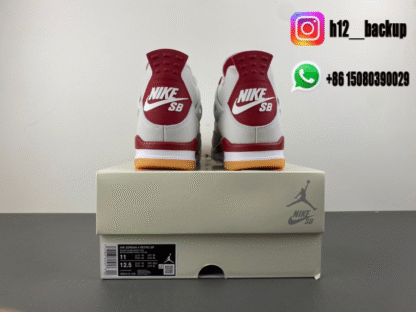 Nike SB x Air Jordan 4 Retro SP 'Varsity Red' DR5415-106 - Image 8