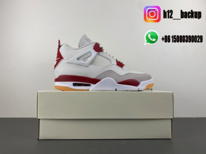 Nike SB x Air Jordan 4 Retro SP 'Varsity Red' DR5415-106 - Image 7