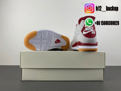 Nike SB x Air Jordan 4 Retro SP 'Varsity Red' DR5415-106 - Image 6