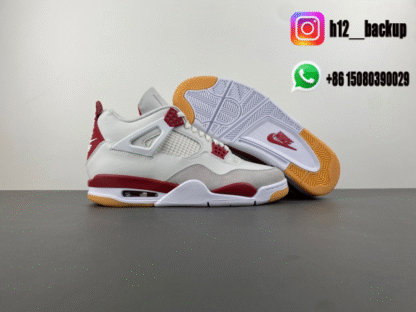 Nike SB x Air Jordan 4 Retro SP 'Varsity Red' DR5415-106 - Image 4