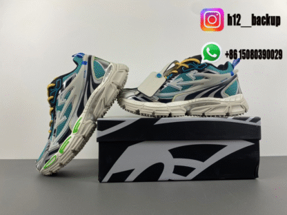 OFF-WHITE BE RIGHT BACK Green White DL408-ID2 - Image 4