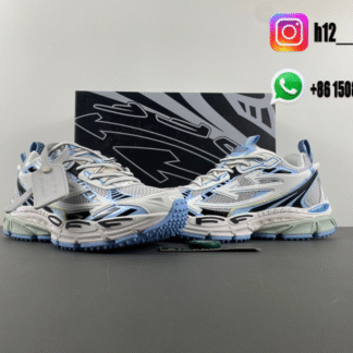 OFF-WHITE BE RIGHT BACK White Black Blue DL408-ID3