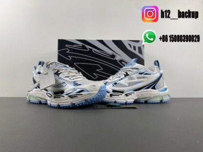 OFF-WHITE BE RIGHT BACK White Black Blue DL408-ID3