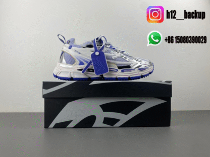 OFF-WHITE BE RIGHT BACK Blue White DL408-ID5 - Image 7