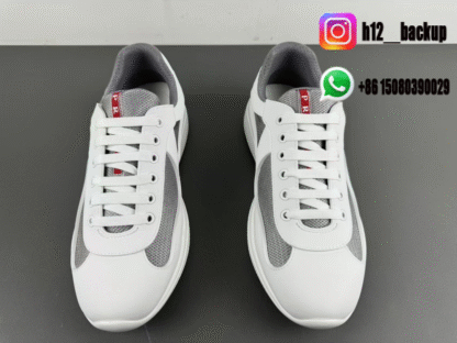 Prada America's Cup white dark gray 4E65000253LLJ-ID8 - Image 4