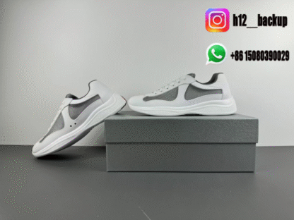 Prada America's Cup white dark gray 4E65000253LLJ-ID8 - Image 3