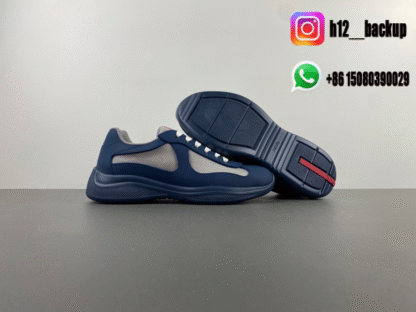 Prada America's Cup dark blue gray 4E65000253LLJ-ID9 - Image 3
