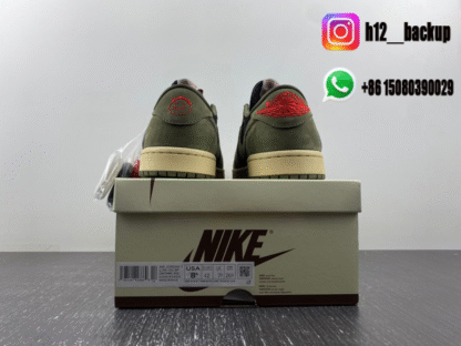 Travis Scott x Air Jordan 1 Low OG DM7866-002 - Image 6