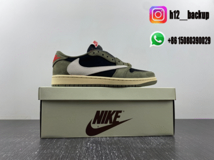 Travis Scott x Air Jordan 1 Low OG DM7866-002 - Image 5