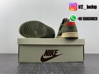 Travis Scott x Air Jordan 1 Low OG DM7866-002 - Image 4