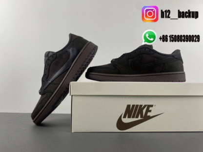 Travis Scott x Air Jordan 1 Low OG “ DM7866-202 - Image 4