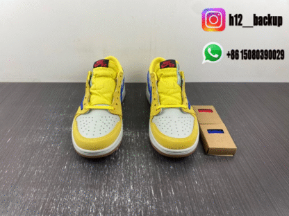 Travis Scott x Air Jordan 1 Low OG “Canary” DZ4137-700 - Image 5