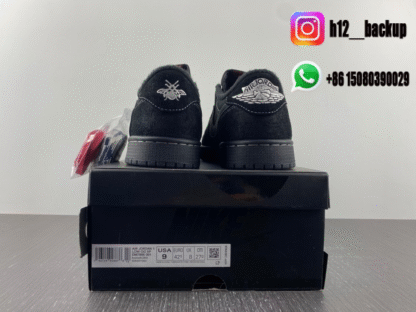 Travis Scott x Air Jordan 1 Low OG DM7866-001 - Image 4