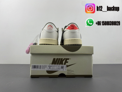 Travis Scott x Air Jordan 1 Low OG DM7866-200 - Image 8
