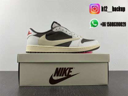 Travis Scott x Air Jordan 1 Low DM7866-162 - Image 4